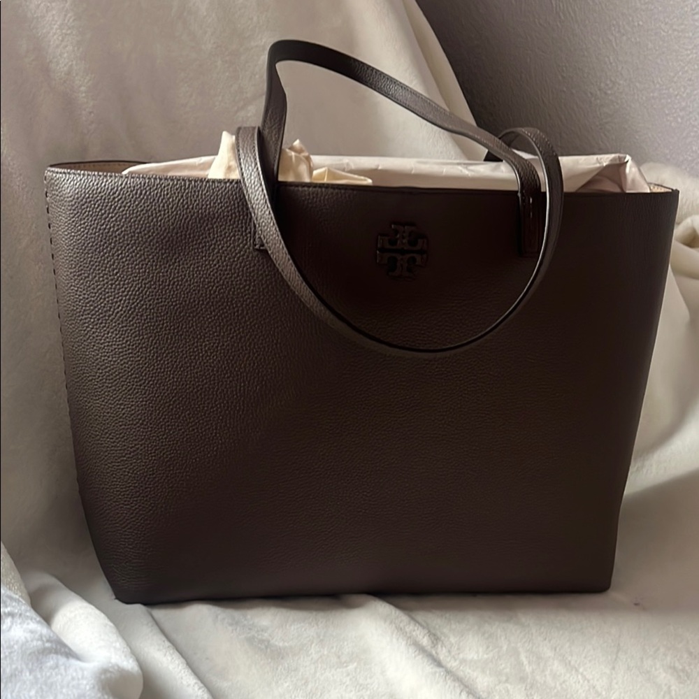 Tory Burch Brown Leather Tote